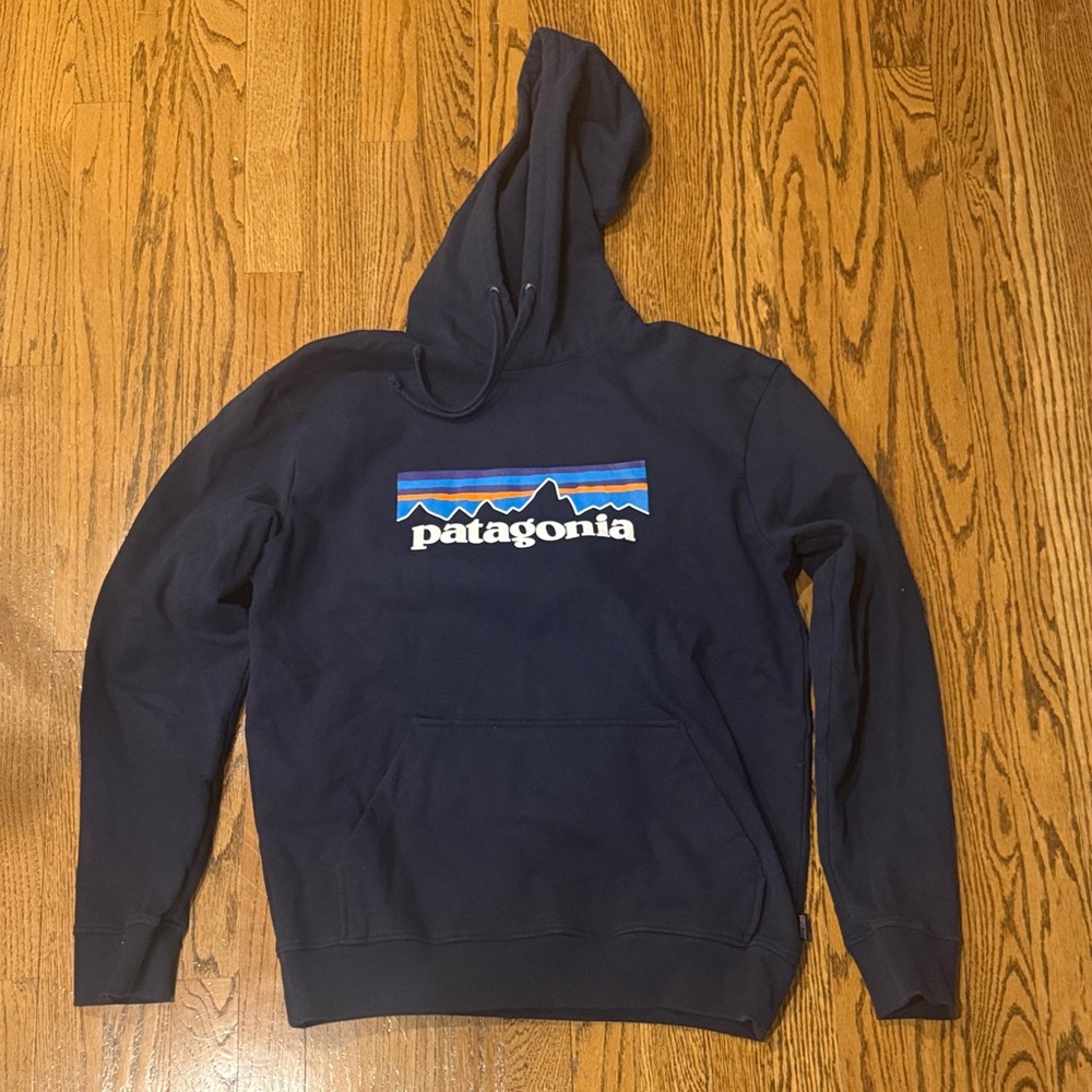 Patagonia Men's Dark Blue Hoodie